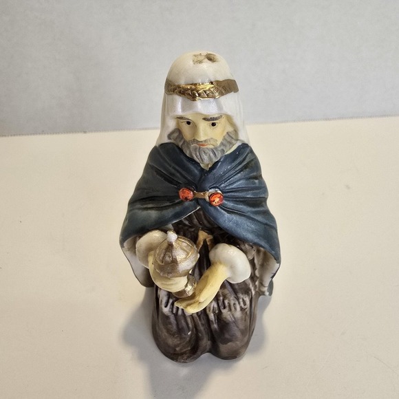 The Unbranded Brand Other - Nativity Set Porcelain Wiseman Figure Replacement Part Vintage